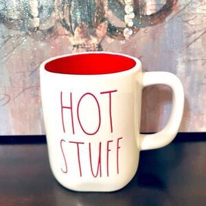 Rae Dunn HOT STUFF Coffee Mug Valentine 2023